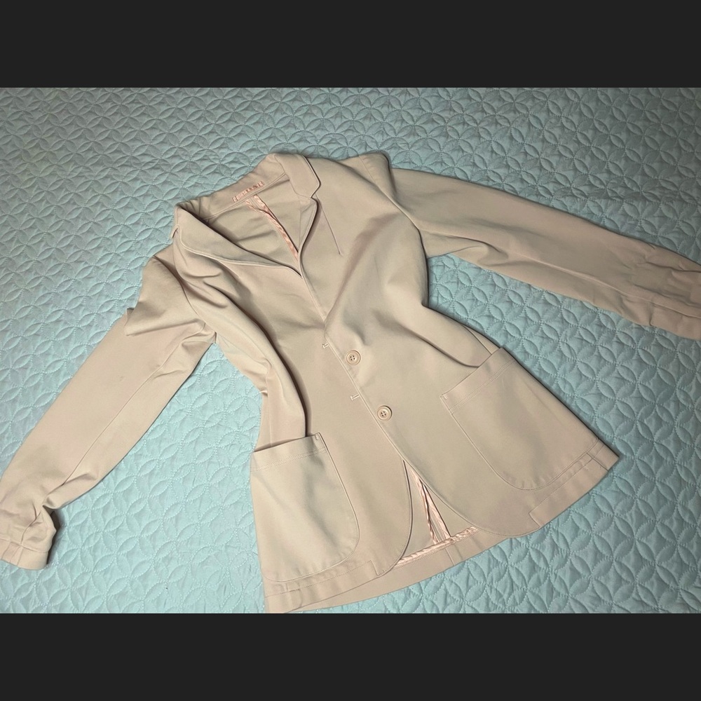 Peachy pink blazer
